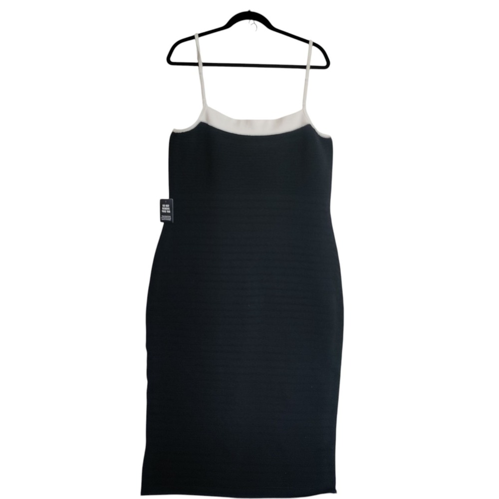 Express Bodycon Midi Dress Black Size‎ XL New Sleeveless